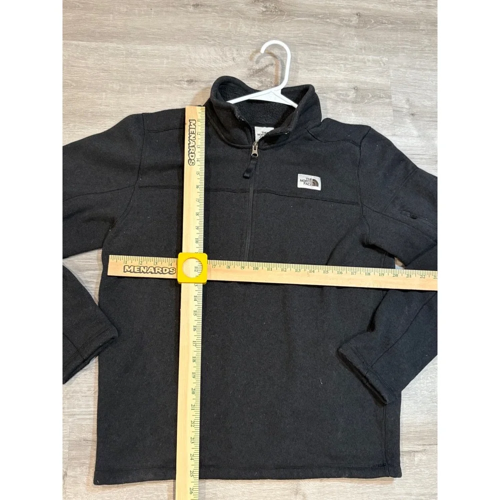 The North Face Mens Black Quarter Zip Pullover Fleece Jacket -‎ Medium
